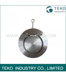 No Slam Wafer Swing Check Valve Stainless Steel Single Plate With Quick Reaction